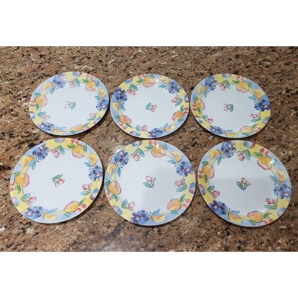Corelle Fruit Basket 7 1/4" Salad Plates (Set Of 6) - Picture 1 of 16